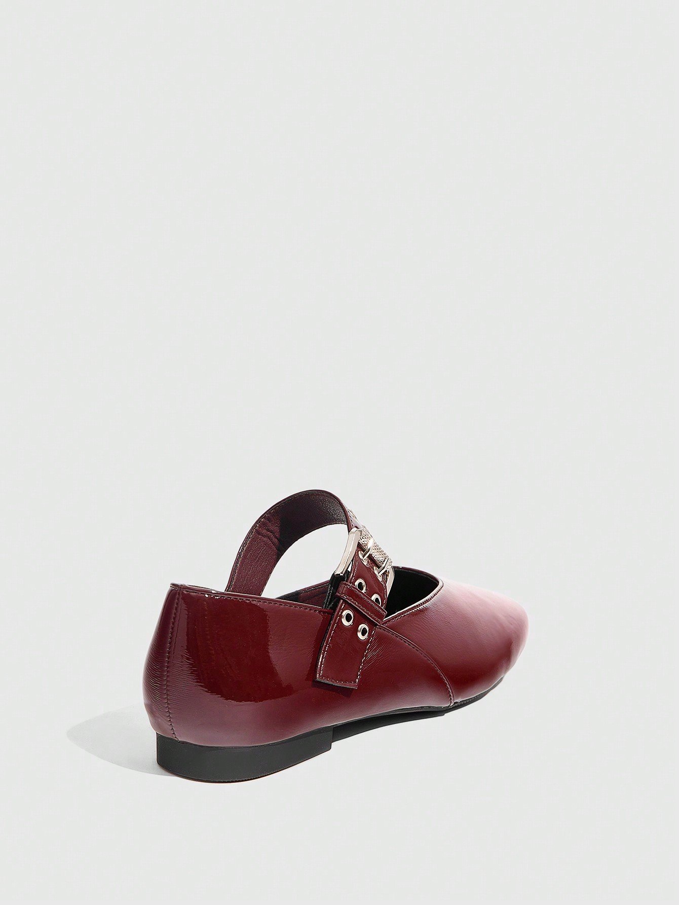 burgundy patent leather mary jane flats – square toe, low heel, adjustable buckle strap, elegant women’s shoes burgundy patent leather mary jane flats – square toe, low heel, adjustable buckle strap, elegant women’s shoes