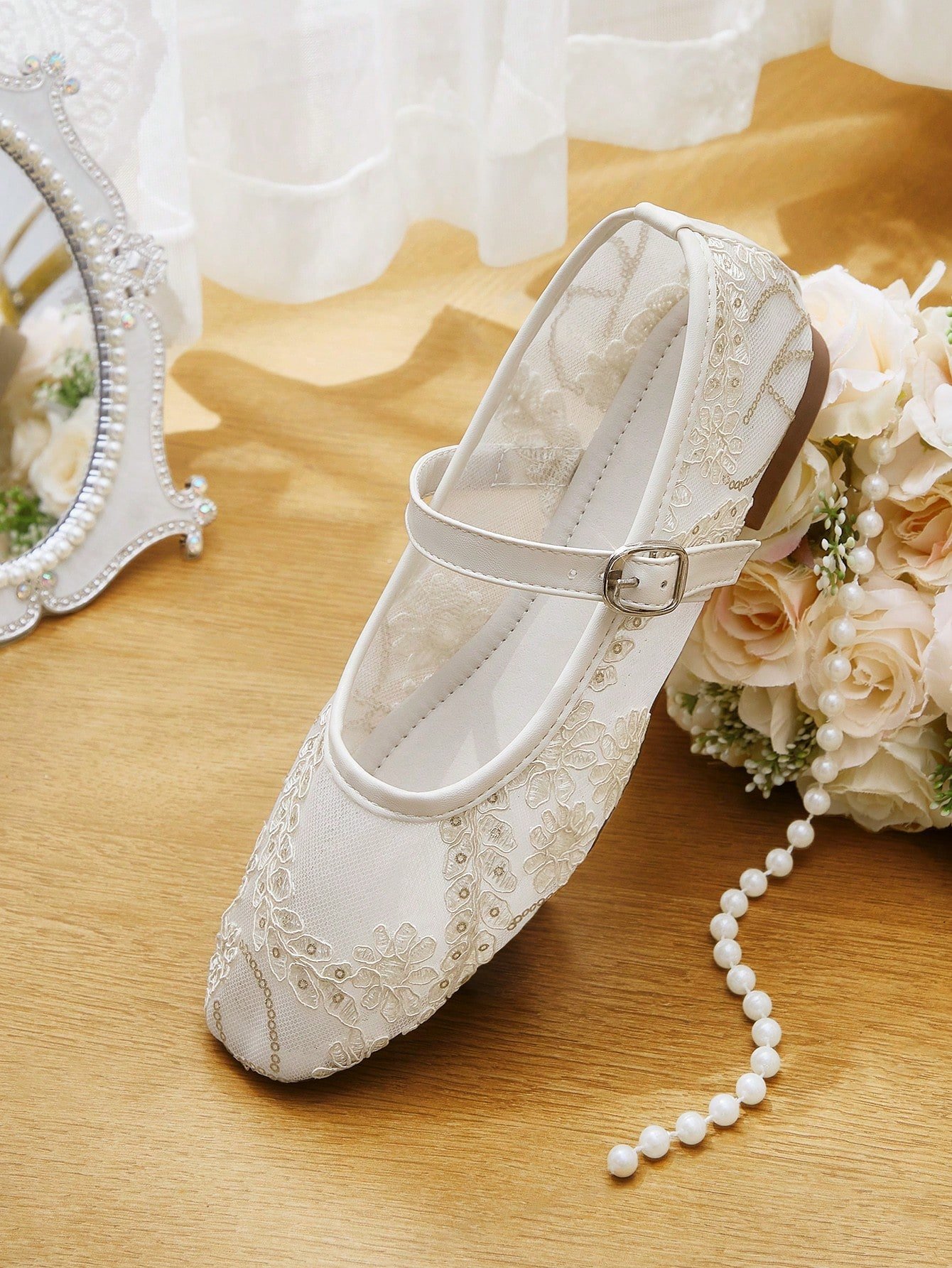 white lace mary jane dress shoes – elegant flats for weddings, parties & special occasions white lace mary jane dress shoes – elegant flats for weddings, parties & special occasions