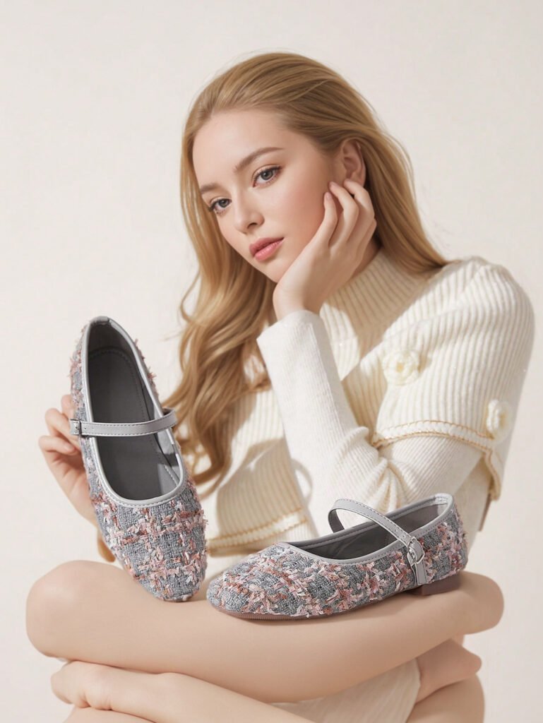 woven mary jane flats – stylish comfort with a modern twist