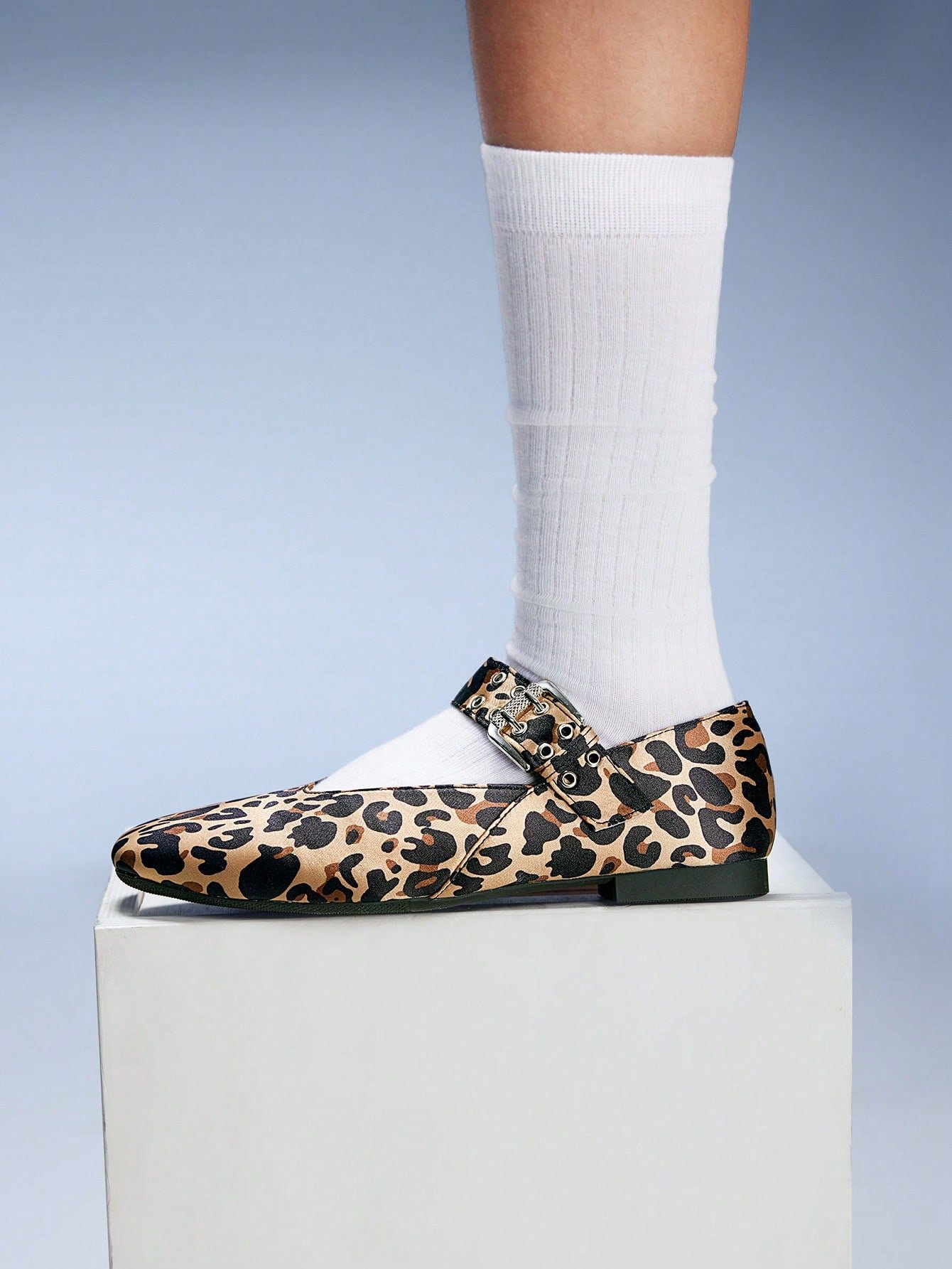 leopard print mary jane flats – round toe, studded buckle strap, trendy women’s casual shoes leopard print mary jane flats – round toe, studded buckle strap, trendy women’s casual shoes