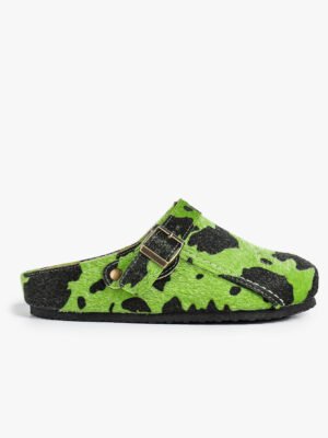 birkenstock suede indoor slippers,green