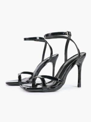 ankle strap square toe stiletto sandals | versatile daily office party wedding heels