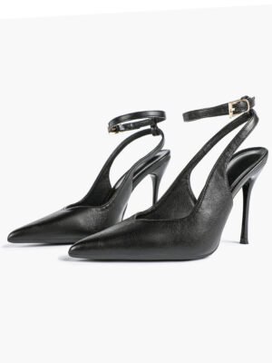 women’s ankle‑strap stiletto heels – pointed toe