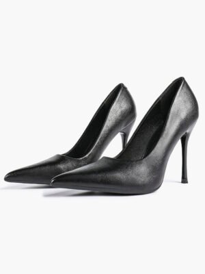 women's leather pointed toe stiletto pumps