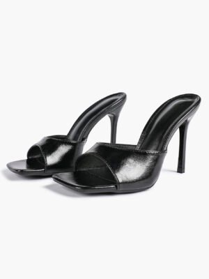 square toe stiletto mules | versatile office & evening heels